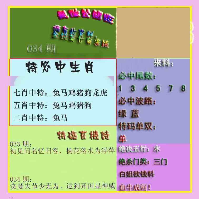 034期波肖门尾最佳公开版[图]